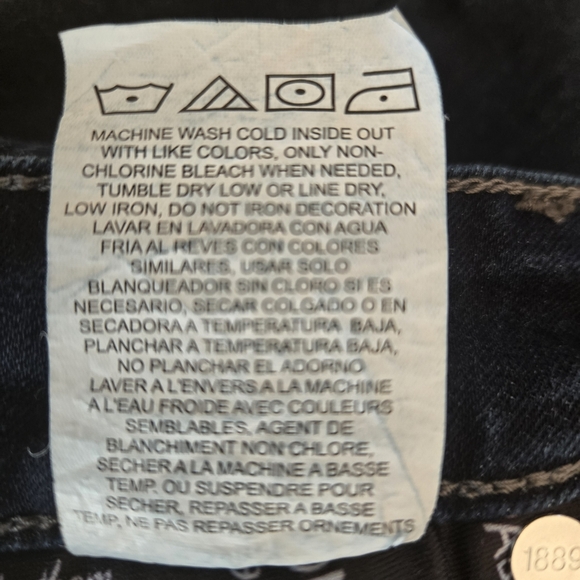 LEE, Women's Dark Blue Jeans. Size 6 (M) - Picture 6 of 12